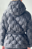 Belted Black Puffer Jacket