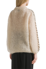 Catia Mohair Stitch Pullover Almond