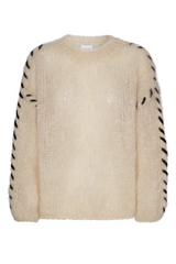 Catia Mohair Stitch Pullover Almond
