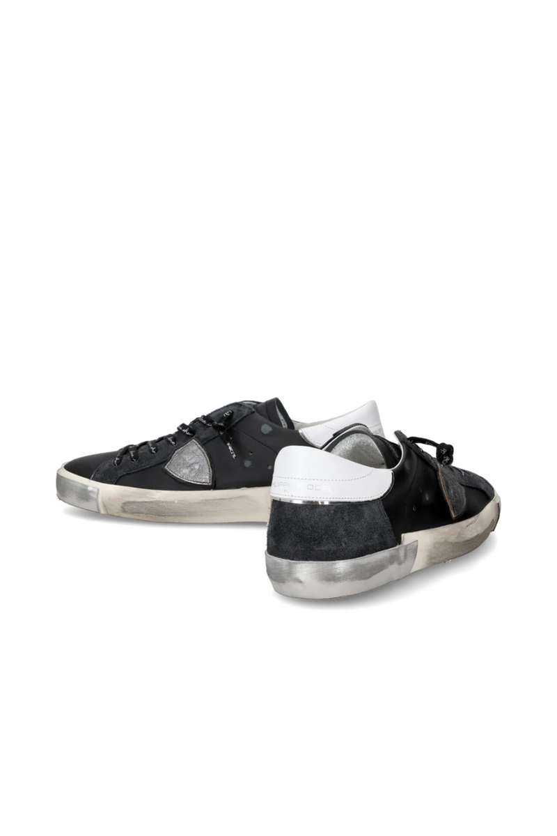 PRSX Low Man Foxy Lamine Noir Argent