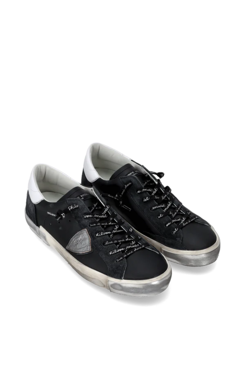 PRSX Low Man Foxy Lamine Noir Argent