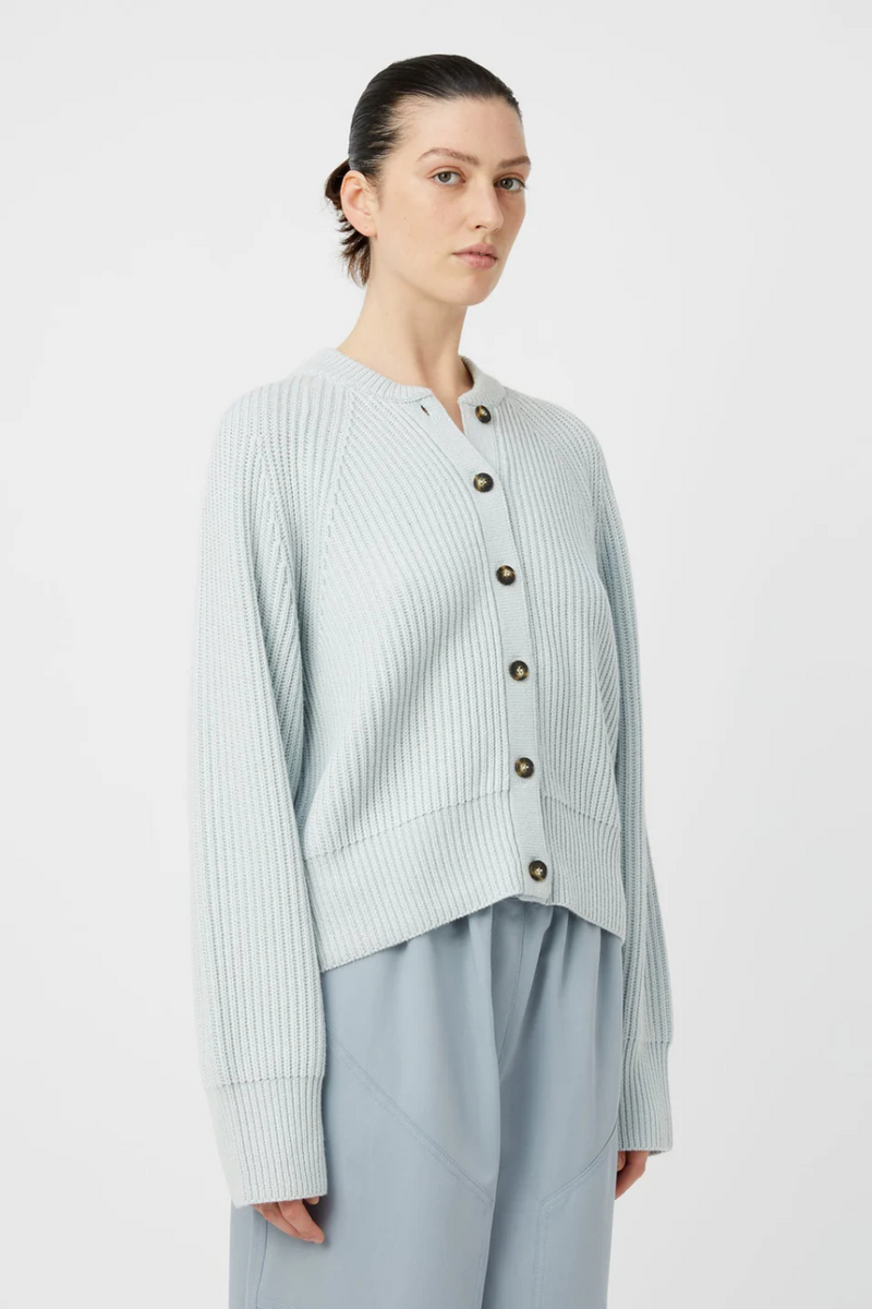 Denys Knit Cardigan Ice