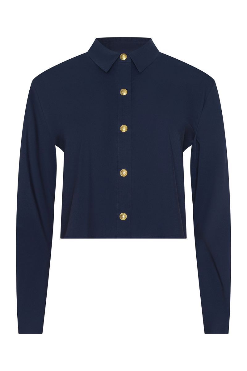 Cosette Button Down Shirt Midnight