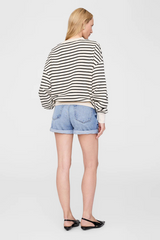 Dean Sweatshirt Black Stripe French Terry