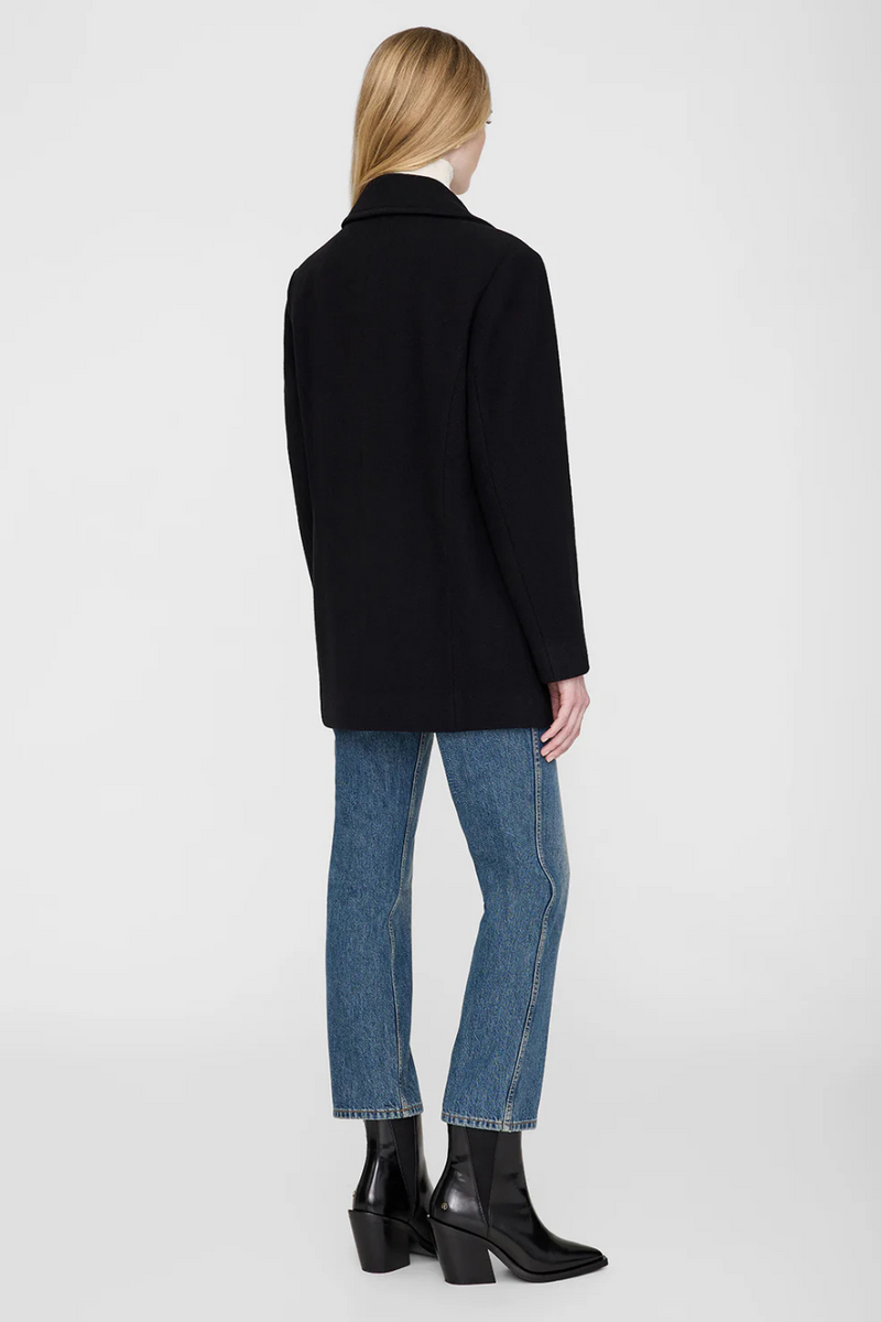 Glenn Peacoat Black