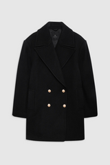 Glenn Peacoat Black