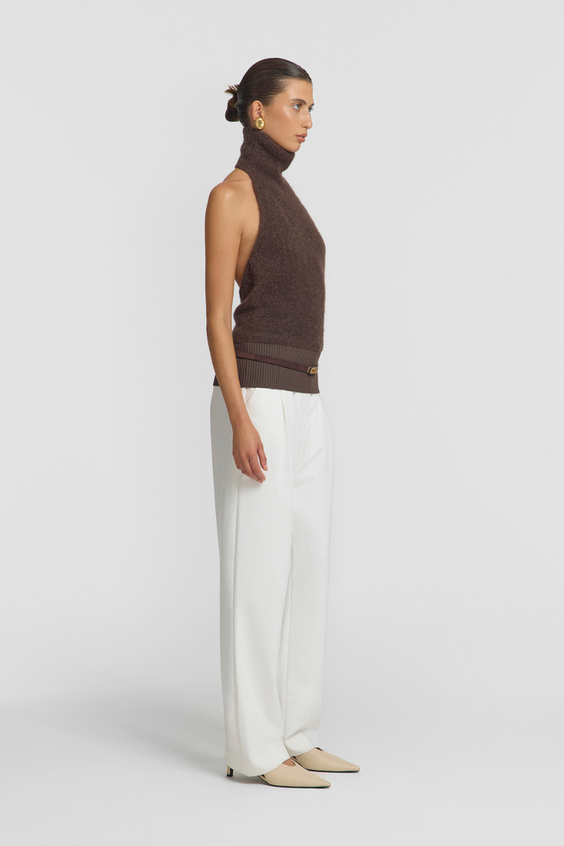 Alberta Knit Top Cocoa