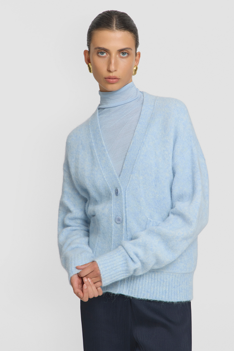 Quebec Cardi Cerulean
