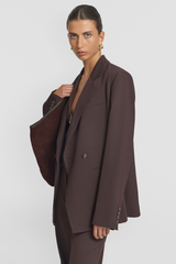 Captivate Blazer Cocoa