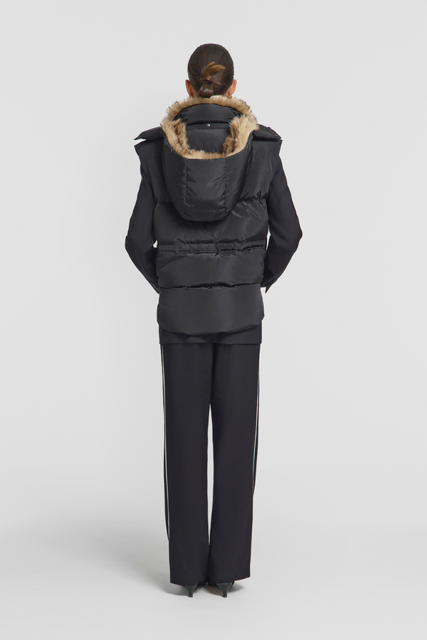 Morpheus Puffer Vest Black