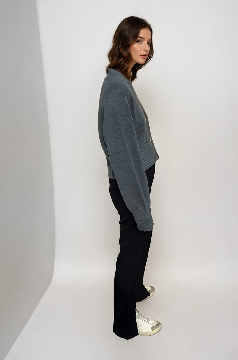 Bec Cashmere Knit Cardigan Castle Rock