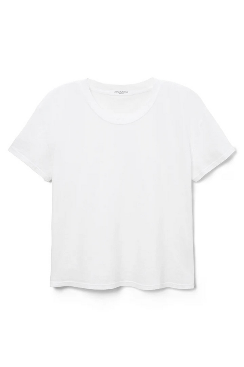Harley Cotton Boxy Crew Tee White