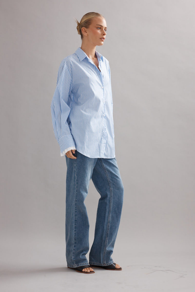 Vienna Shirt Blue Stripe