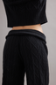 Cable Knit Pant Black