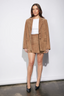 Ana Suede Blazer Toffee