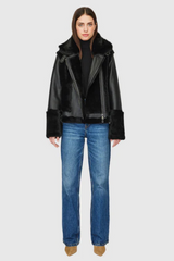 Soul Shearling Jacket Jet