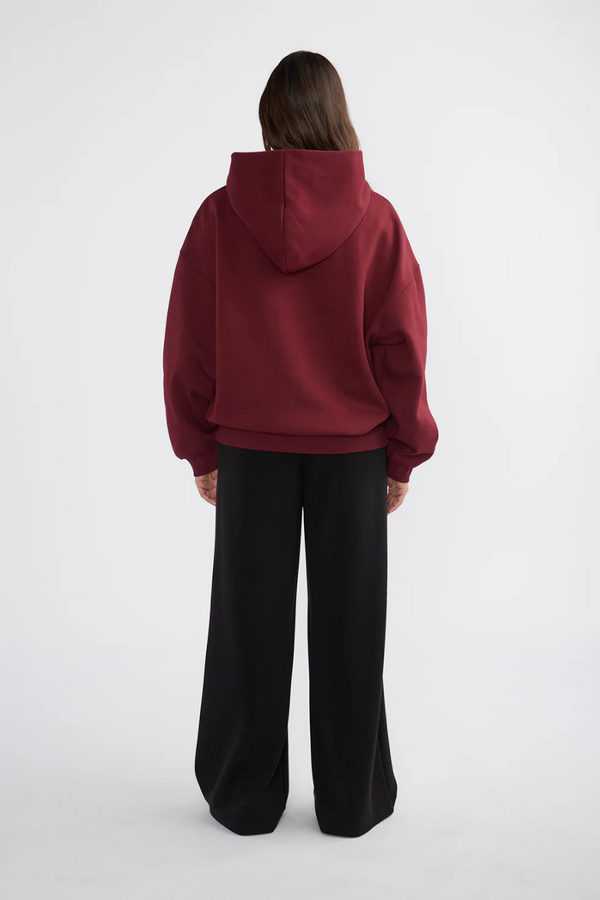 Varsity Hoodie Burgundy