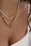 Zaha Toggle Necklace Gold