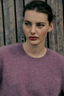 Brushed Cashmere Tee Iris