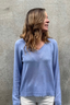 Jessie V-Neck Sweater Blue