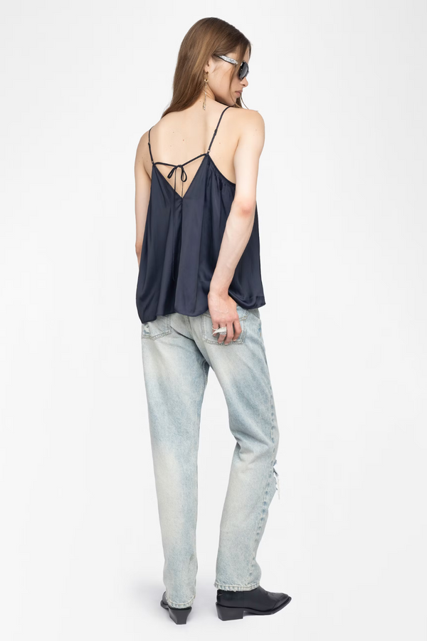 Cym Satin Camisole Encre