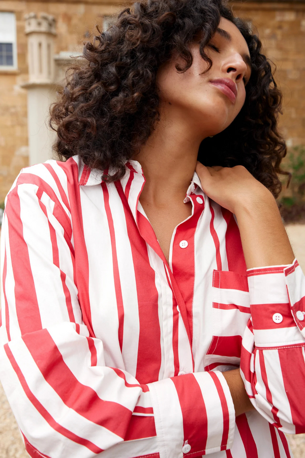 Buddy Shirt Ruby Antique White