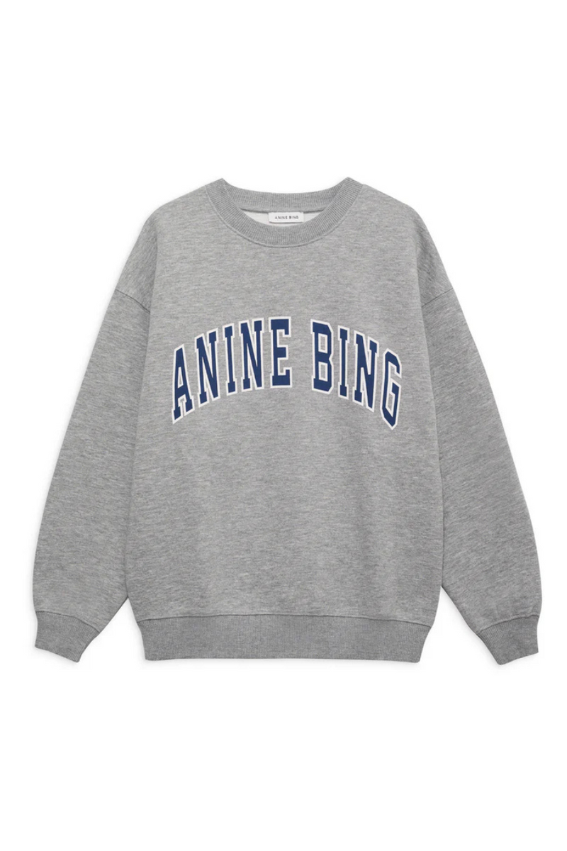 Spencer Sweatshirt Anine Bing Medium Heather Grey Blue