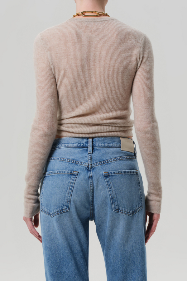 Alessia Crew Neck Sweater Oatmeal