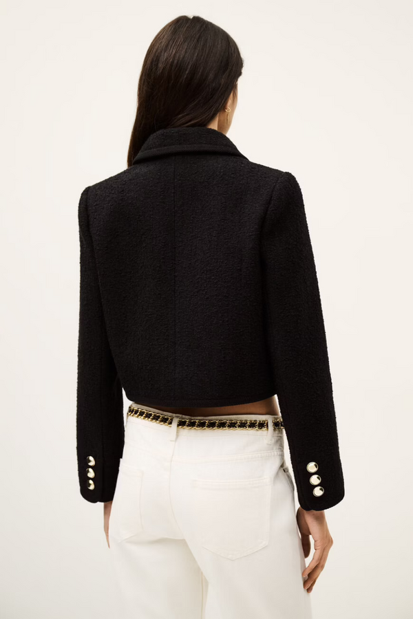 Meiradith Cropped Jacket Noir