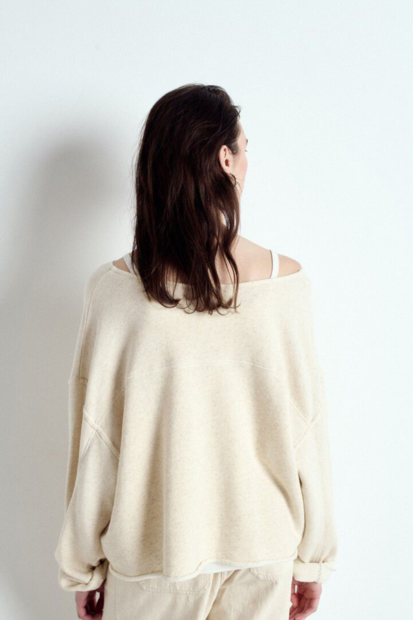 Itonay Sweatshirt Ecru Melange