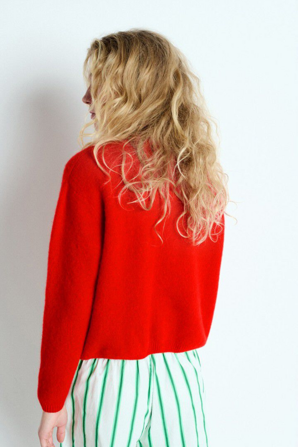Vitow Cardigan Strawberry