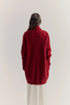 Sophia Open Cashmere Cardigan Merlot