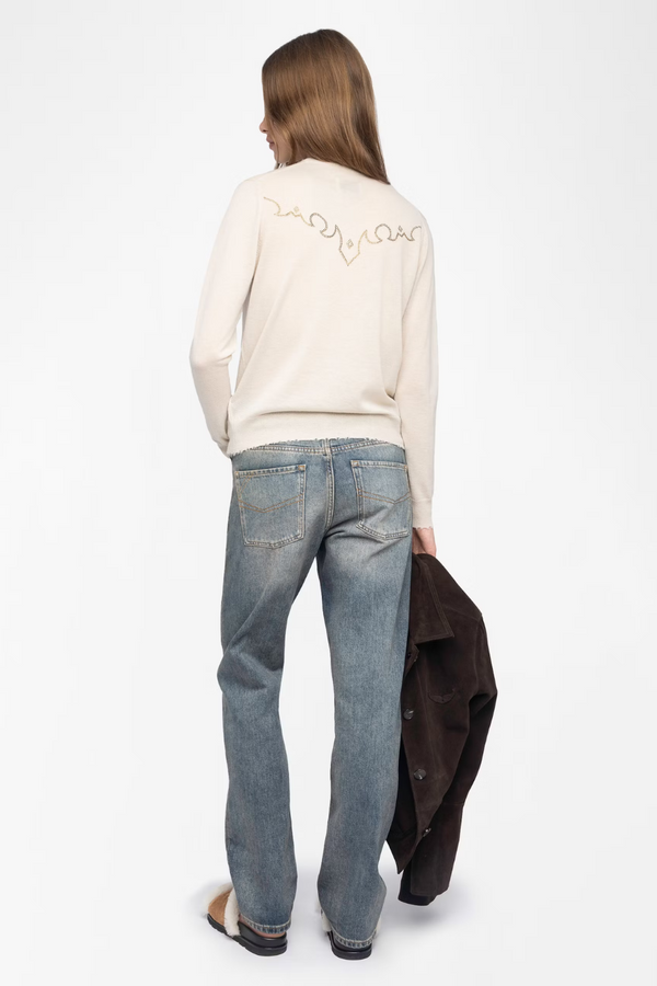 Miss Cashmere Sweater Ecru