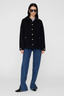 Luca Jacket Cashmere Blend Black