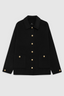 Luca Jacket Cashmere Blend Black