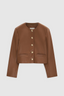 Amber Jacket Cognac Recycled Leather