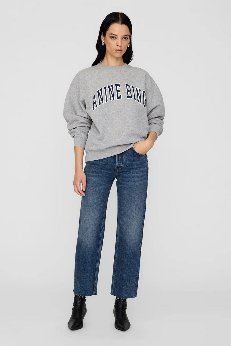 Spencer Sweatshirt Anine Bing Medium Heather Grey Blue