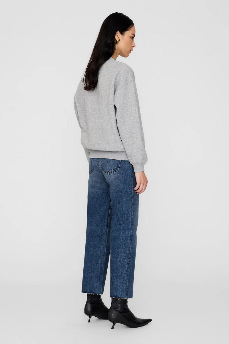 Spencer Sweatshirt Anine Bing Medium Heather Grey Blue