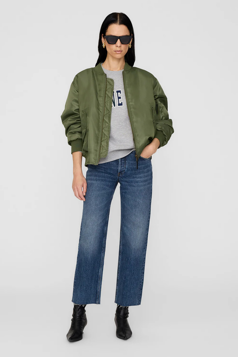 Spencer Sweatshirt Anine Bing Medium Heather Grey Blue
