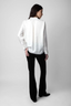 Tink Satin Blouse Ecru
