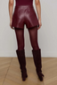 Dionne Vegan Leather Short Black Cherry