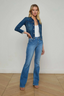Janelle Slim Raw Jacket Authentique