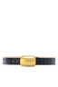 Milou Belt Black Croc Embossed