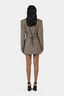 Callum Blazer Dress Chestnut Check