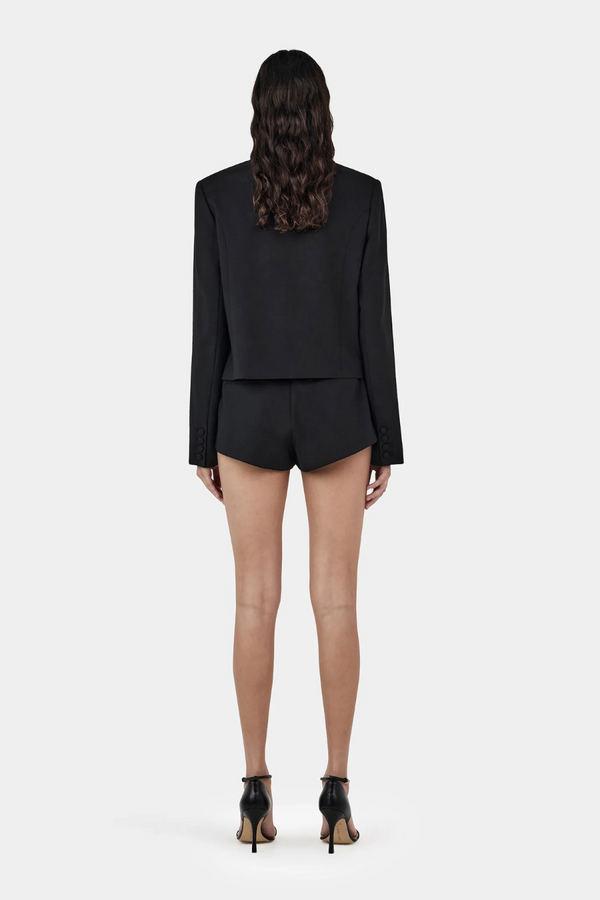 Millard Cropped Jacket Black