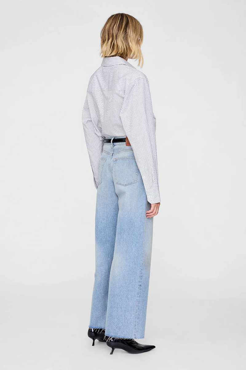 Essie Shirt White And Navy Stripe