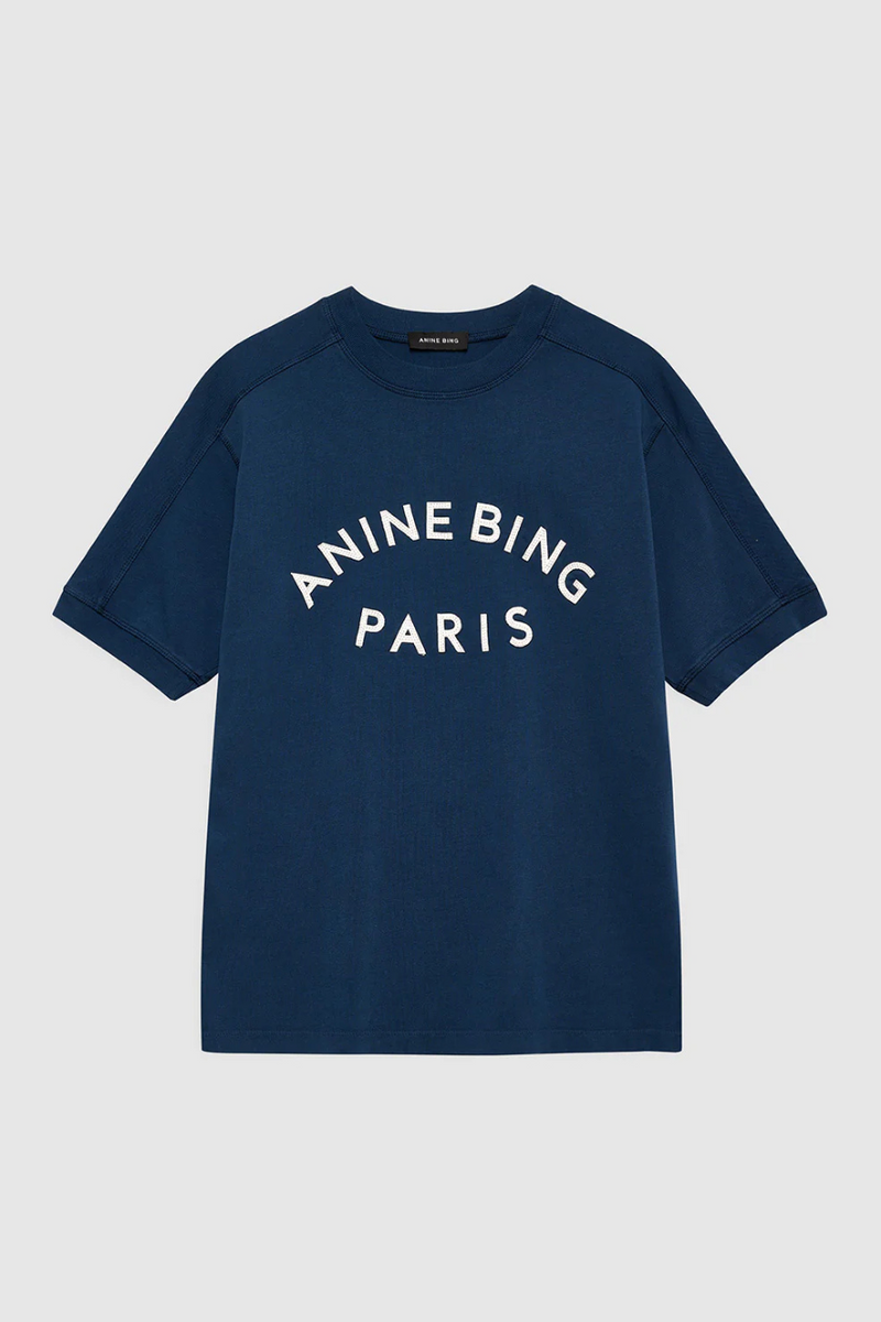 Jaylin Tee Paris Washed Navy