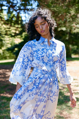 Lucille Dress Antique Royal
