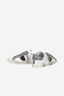 PRSX Low Woman Veau Metal Leo Blanc Noir