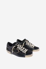 PRSX Low Woman Glitter Metal Pony Noir